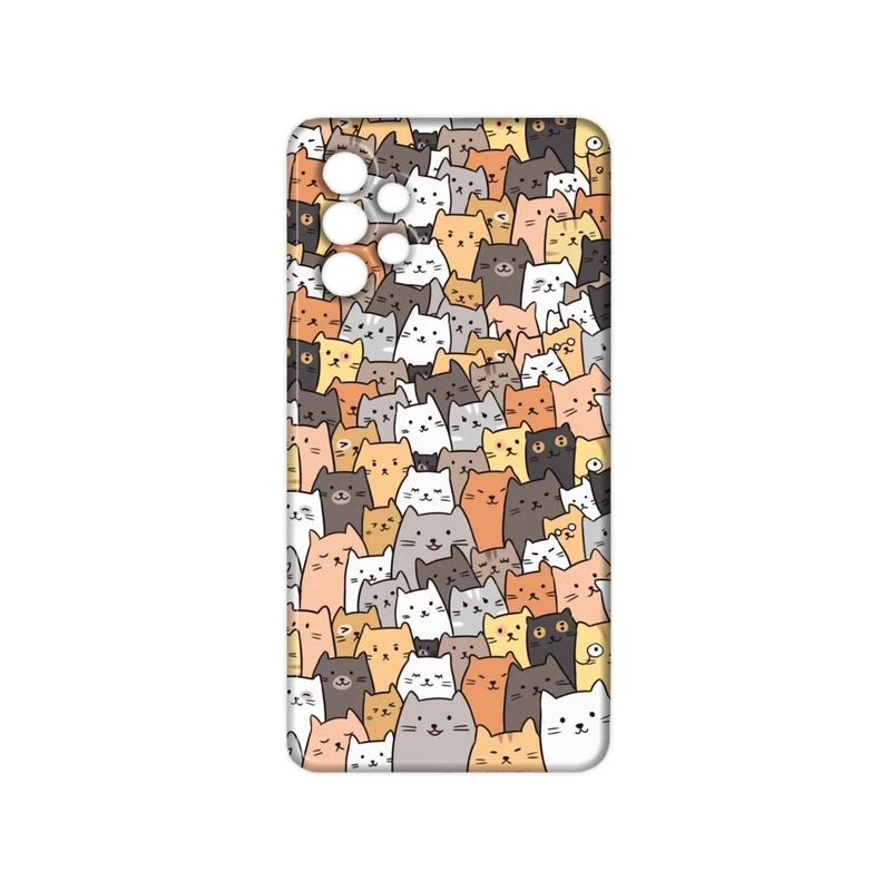 کاور مدل گربه کد 129 مناسب برای گوشی موبایل سامسونگ galaxy A23 