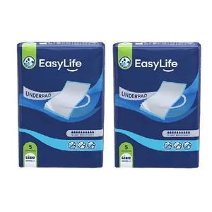 پد زیرانداز بهداشتی یکبار مصرف ایزی لایف مدل آنتی باکتریال دو بسته 5 عددی