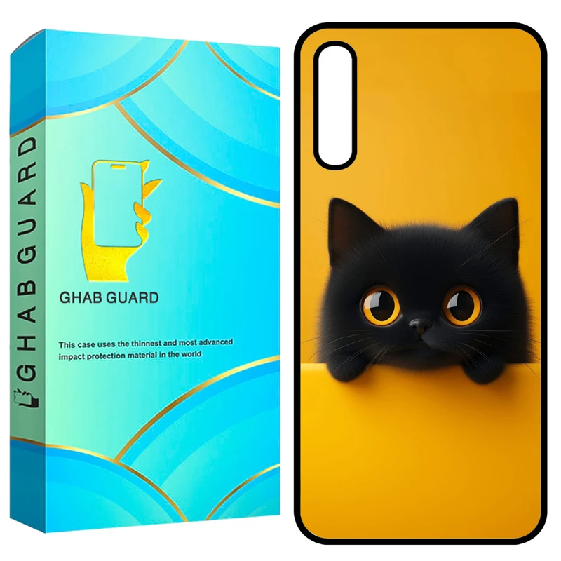  کاور قاب گارد طرح گربه مدل GCHPA50 مناسب برای گوشی موبایل سامسونگ Galaxy A50 / A50s / A30s