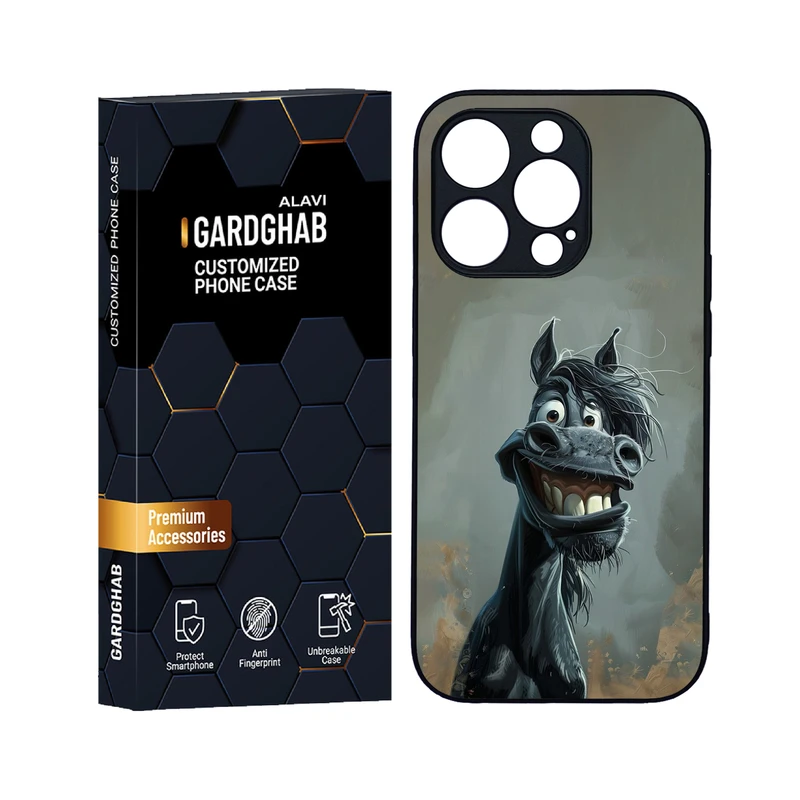 کاور گارد قاب علوی مدل دورژله ای کارتنی و انیمه مناسب برای گوشی موبایل اپل iPhone 14 Pro