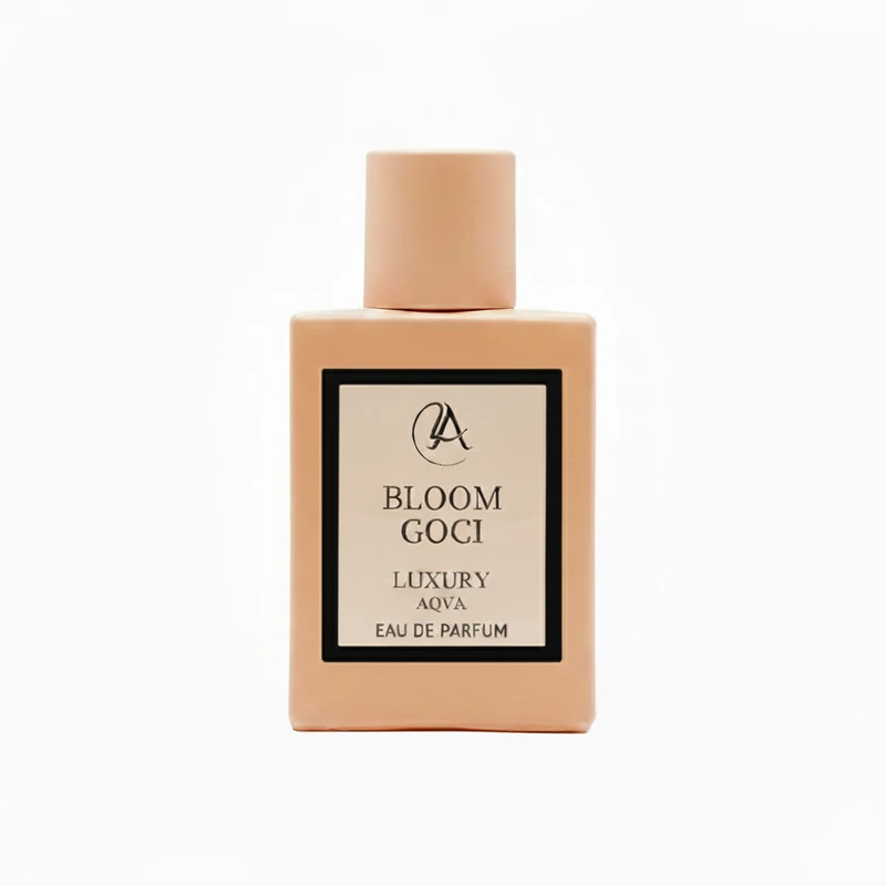 ادوپرفیوم زنانه لاکچری آکوا مدل BLOOM GOCI با رایحه شیرین حجم 50 میلی‌لیتر