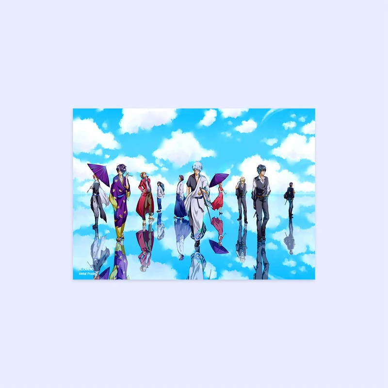 پوستر هومرو مدل فلزی طرح انیمه Gintama کد PS1241