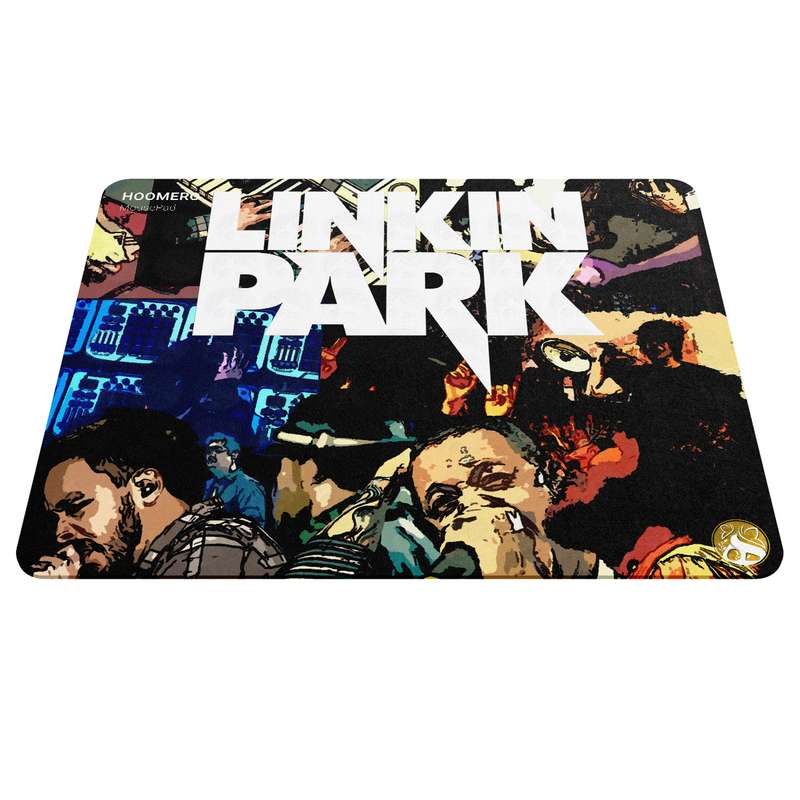 ماوس پد هومرو مدل A6143 طرح لینکین پارک