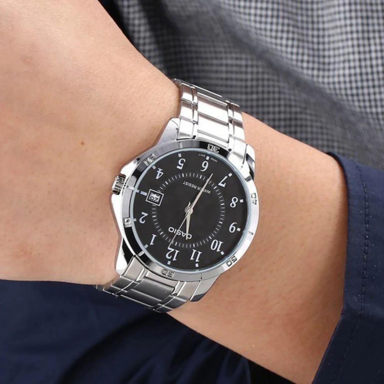 ساعت مچی عقربه ای مردانه کاسیو مدل MTP-V004D-1BUDF -  - 4