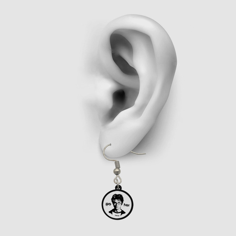 گوشواره زنانه ناکسیگو مدل شب تاب طرح هری پاتر کد ES8293