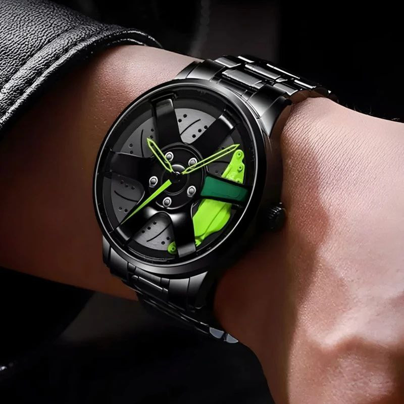 ساعت مچی عقربه‌ای مردانه کوارتز مدل رینگی چرخان کد 03