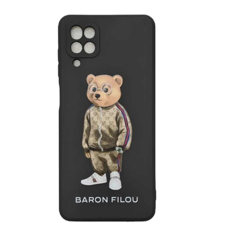 کاور مدل IMD طرح خرس کد 1228 مناسب برای گوشی موبایل سامسونگ Galaxy A12