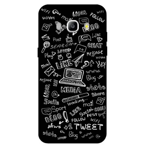 Megafone Social Media 1898 Cover For Samsung Galaxy J710 / J7 2016