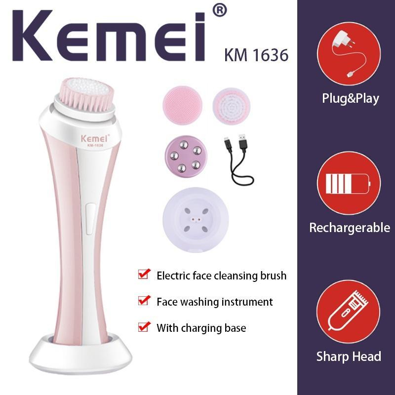 برس پاک سازی صورت کیمی مدل KM-1636