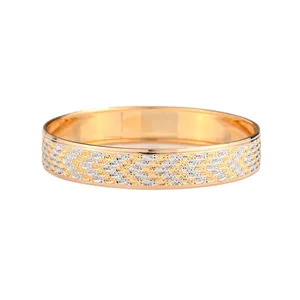 النگو طلا 18 عیار زنانه مدل نقطه ای کد DGBA10-27d 