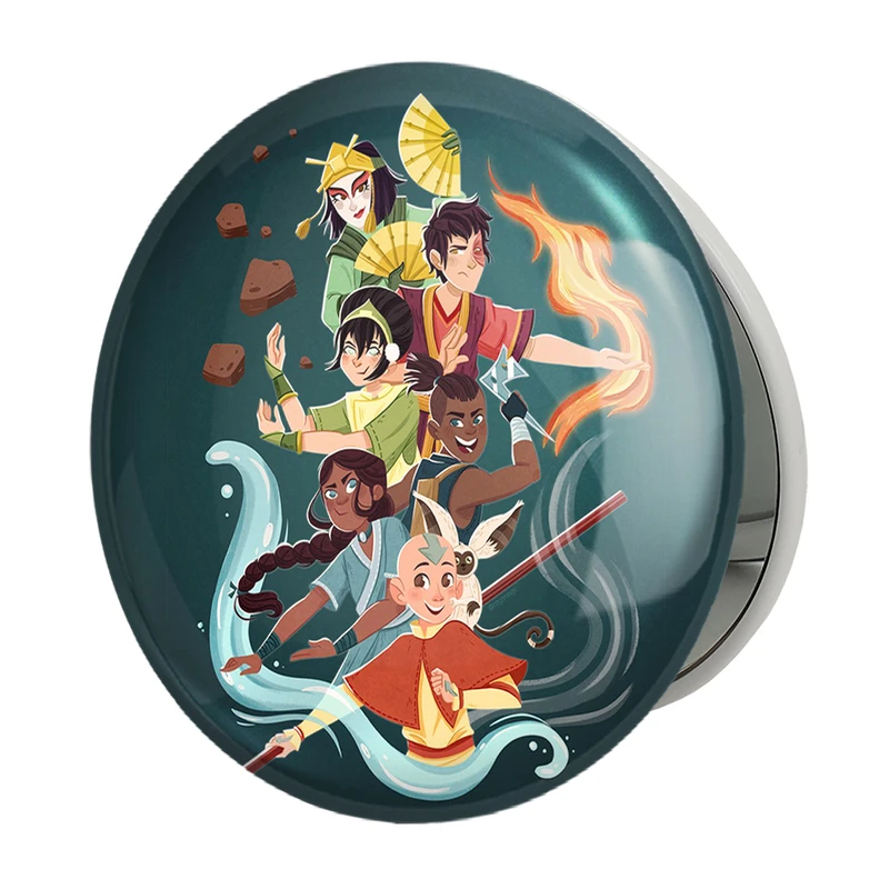 آینه جیبی خندالو طرح انیمه آواتار Avatar مدل تاشو کد 10071 