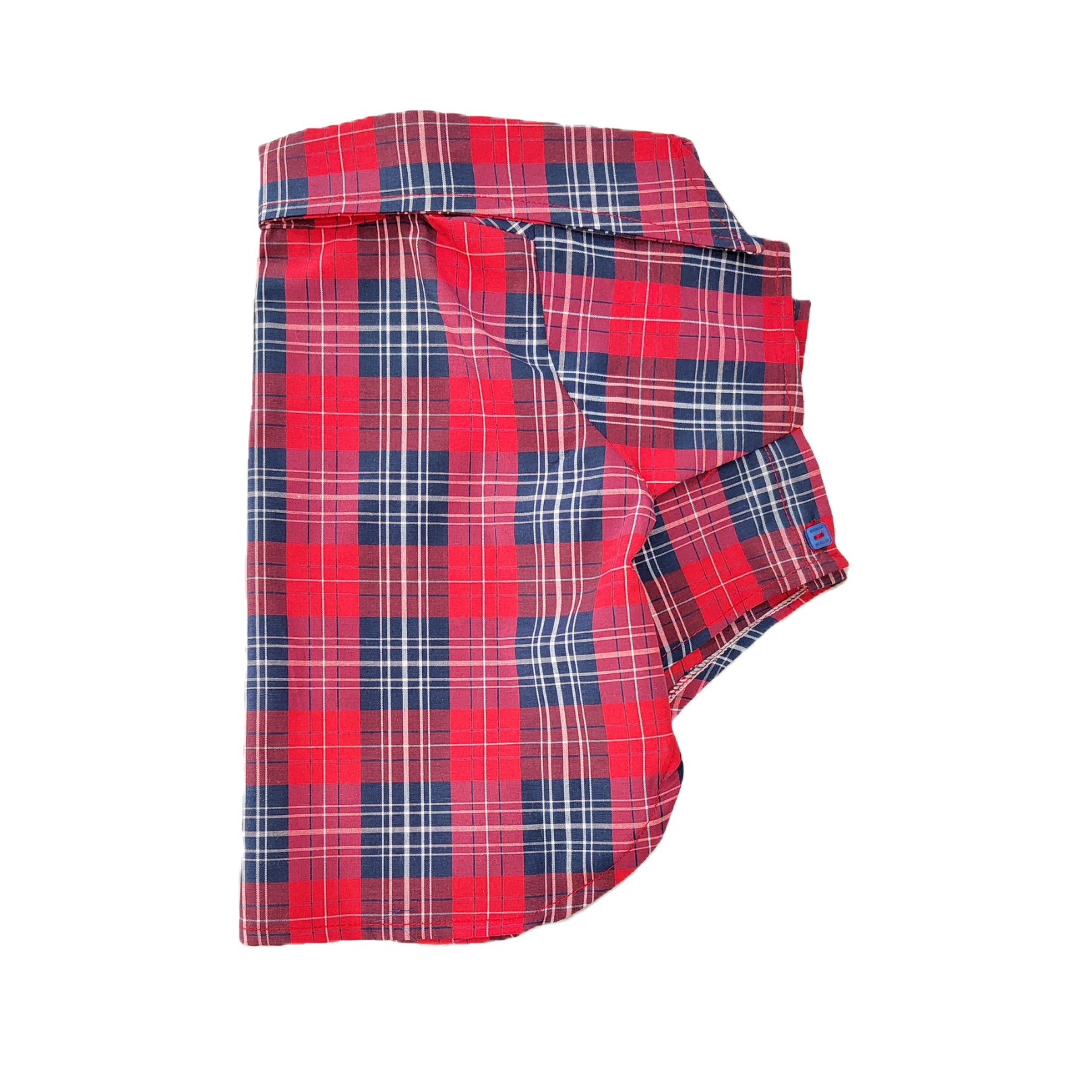 لباس سگ و گربه و خرگوش مدل بلوز چهارخانه سایز S به همراه پاپیون