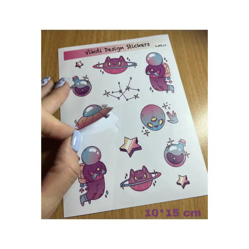 برچسب ویکدی مدل فضانورد و فضاپیما