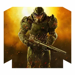 برچسب پلی استیشن ۴ فت مدل Doom 