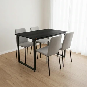 میز ناهارخوری چهار نفره دیزم مدل مونتاژی LNC_asm_120×90_B