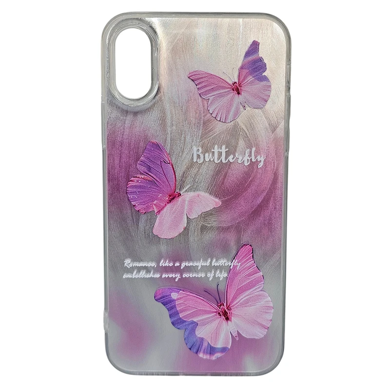 کاور طرح پروانه beauty مناسب برای گوشی موبایل اپل IPHONE X/XS