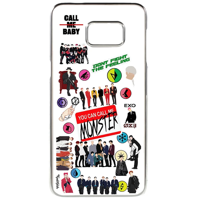 کاور طرح EXO مناسب برای گوشی موبایل سامسونگ Galaxy S6 Edge