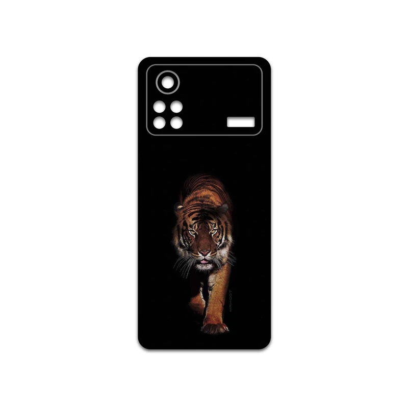 برچسب پوششی ماهوت مدل Wild-Tiger مناسب برای گوشی موبایل شیائومی Poco X4 Pro 5G