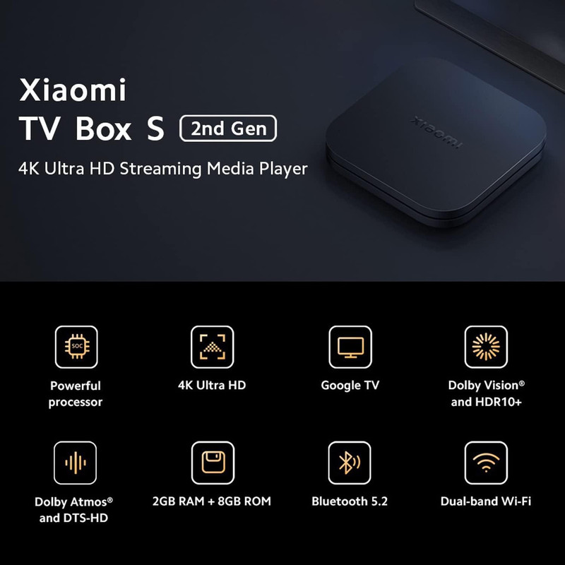 پخش کننده تلویزیون شیائومی مدل TV Box S 2nd Gen