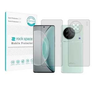 Rock space HyGEL model hydrogel screen protector suitable for Vivo X90s mobile phone with phone back protector