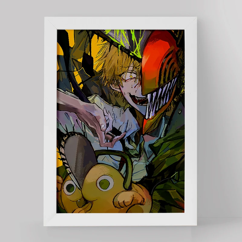 تابلو خندالو مدل دنجی انیمه مرد اره ای کد 17895