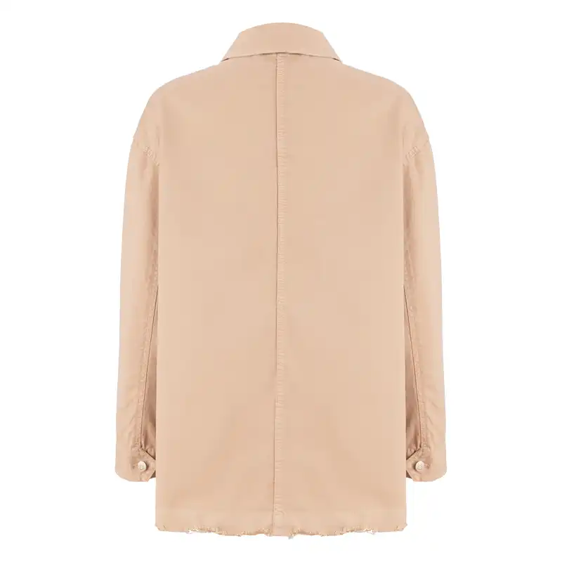 کت زنانه سرژه مدل 220110 رنگ کرم