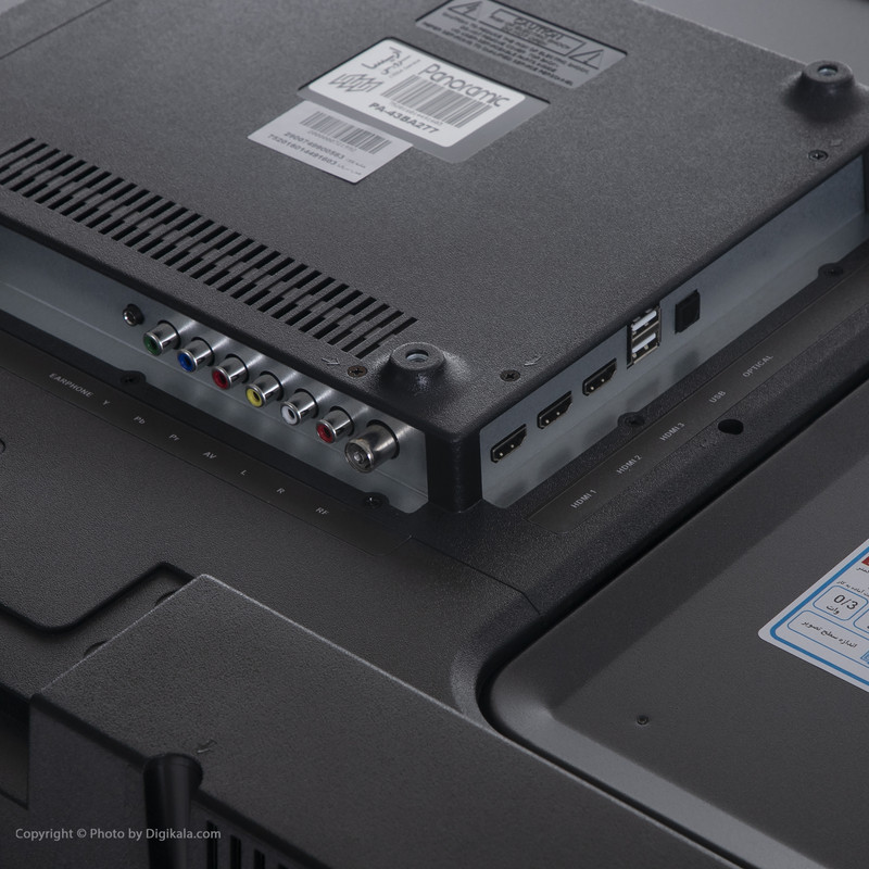 تلویزیون ال ای دی پانورامیک مدل PA-43BA277 سایز 43 اینچ