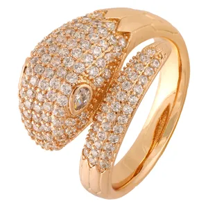 انگشتر زنانه ژوپینگ مدل مار کد R3587