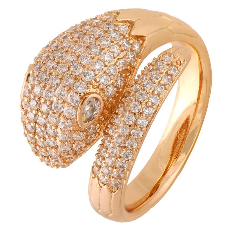 انگشتر زنانه ژوپینگ مدل مار کد R3587