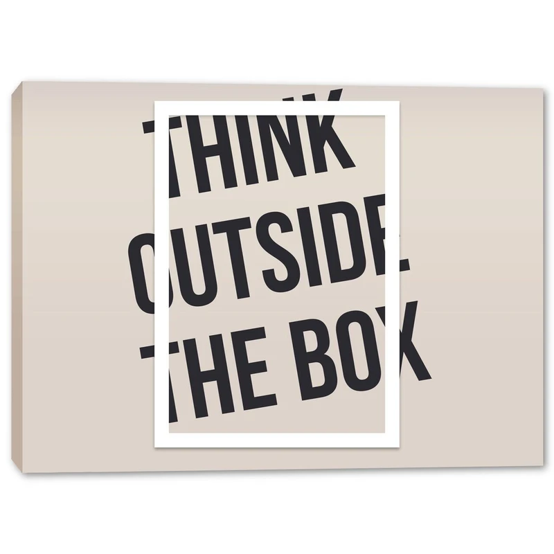 تابلو شاسی مدل think outside the box