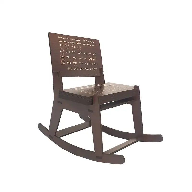 تقویم رومیزی سال 1402 کاما طرح صندلی