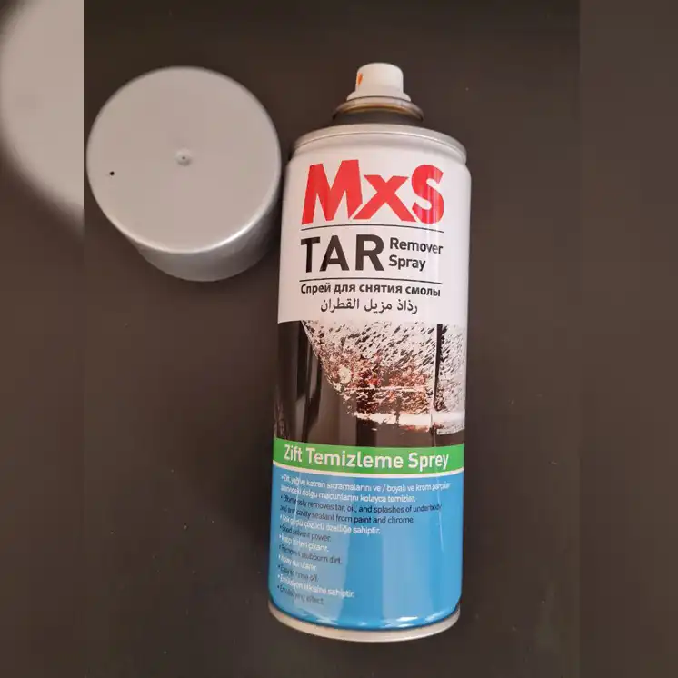 اسپری پاک کننده قیر ام ایکس اس مدل 70900 حجم 400 میلی لیتر