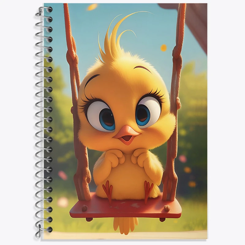 دفتر نت موسیقی 50 برگ خندالو طرح جوجه بامزه کد F6250