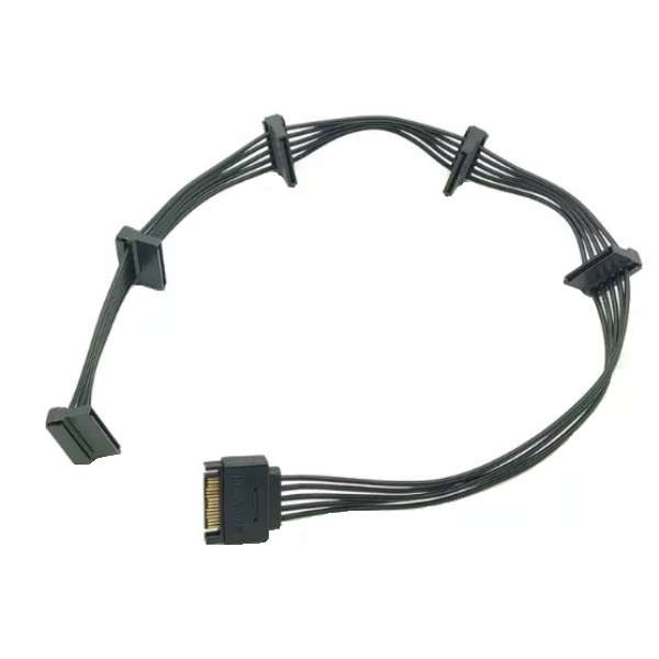 کابل تبدیل برق 1 به 5 ساتا مدل sata1to5 کابل تبدیل برق 1 به 5 ساتا مدل sata1to5
