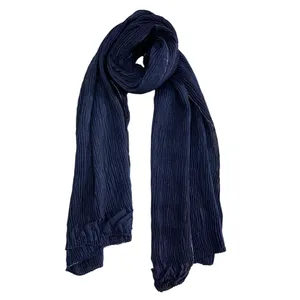 شال زنانه مدل پلیسه لمه بافت کد 00978