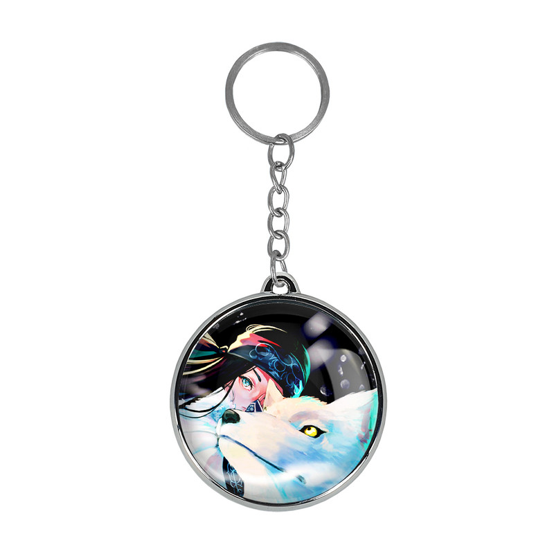 جاکلیدی خندالو طرح انیمه کامویی طلایی Golden Kamuy مدل دوطرفه کد 2371723724