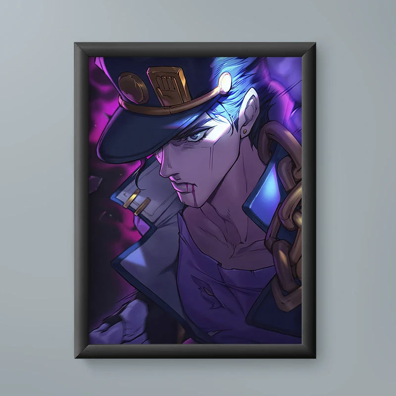 تابلو مدل انیمه جوتارو کوجو جوجو Joutarou Kuujou JoJo anime 08