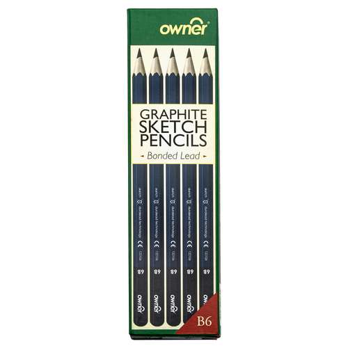 مداد طراحی اونر مدل B6 بسته 12 عددی 