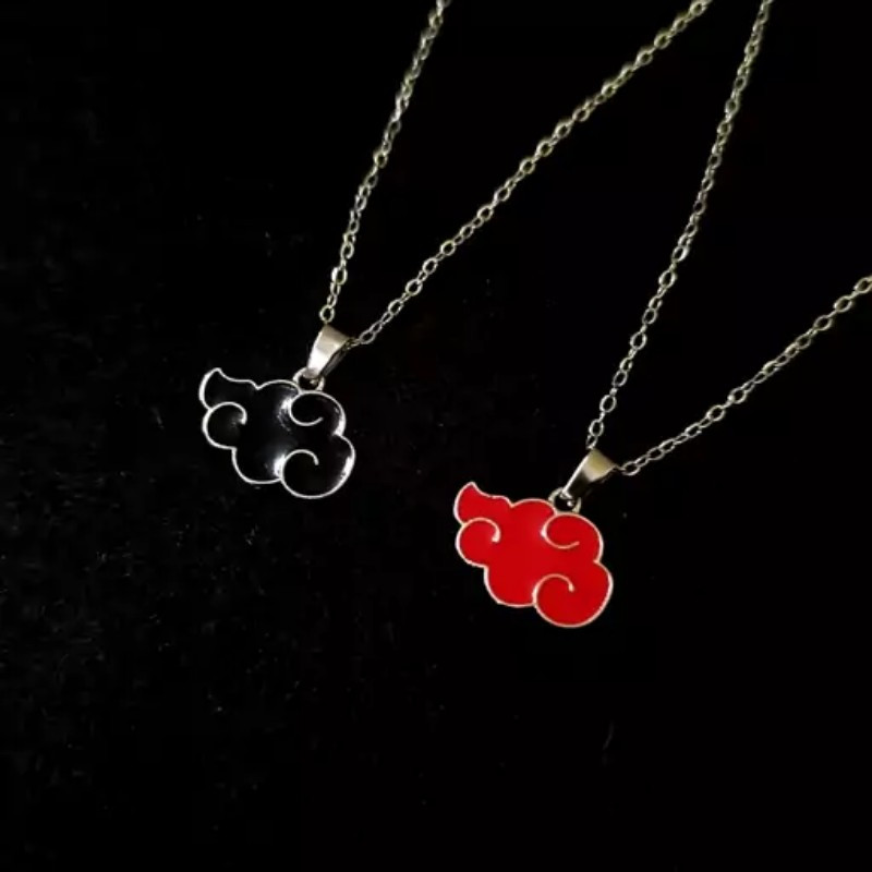 گردنبند مدل انیمه طرح NARUTO AKATSUKI مجموعه دو عددی گردنبند مدل انیمه طرح NARUTO AKATSUKI مجموعه دو عددی