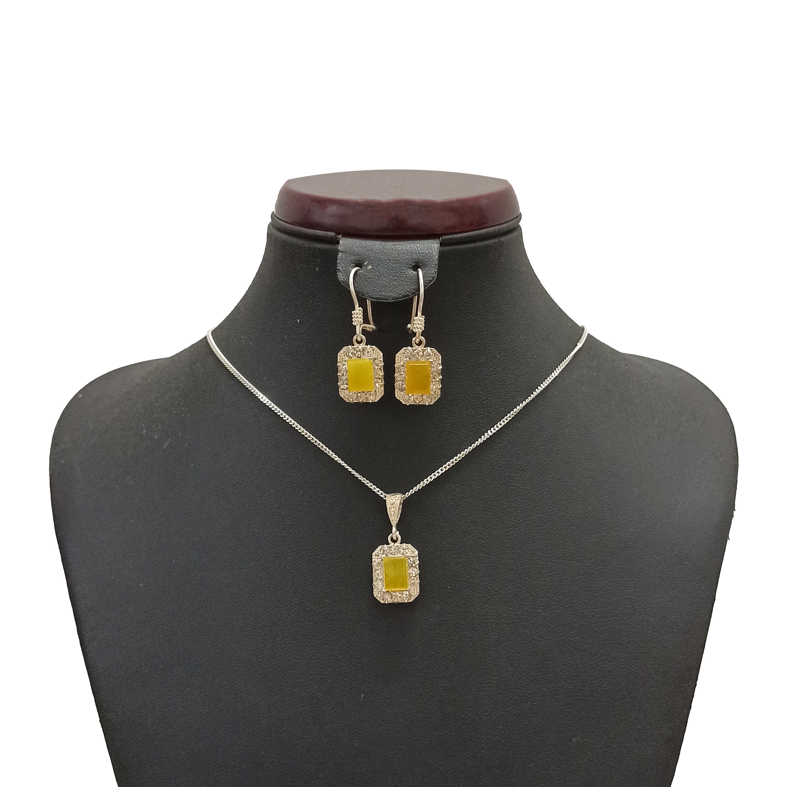 نیم ست نقره زنانه سلین کالا مدل شرف الشمس کد ce-shams3