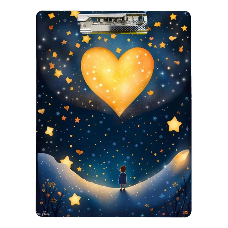 تخته شاسی طرح قلب فانتزی کد 06 سایز A4