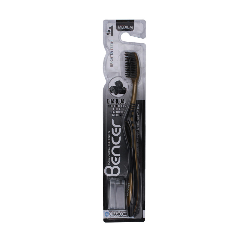 مسواک بنسر مدل Golden Charcoal با برس متوسط به همراه خمیر دندان بنسر مدل Charcoal وزن 120 گرم مسواک بنسر مدل Golden Charcoal با برس متوسط به همراه خمیر دندان بنسر مدل Charcoal وزن 120 گرم