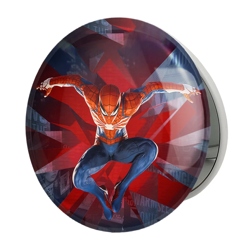 آینه جیبی خندالو طرح پیتر پارکر مردعنکبوتی مدل تاشو کد 30847