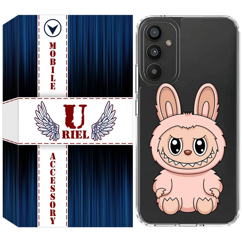 کاور یوریل مدل Clear کد 138 طرح لبوبو Labubu مناسب برای گوشی موبایل سامسونگ Galaxy A14