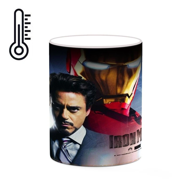 ماگ حرارتی کاکتی طرح Robert Downey Jr مدل mgh27192