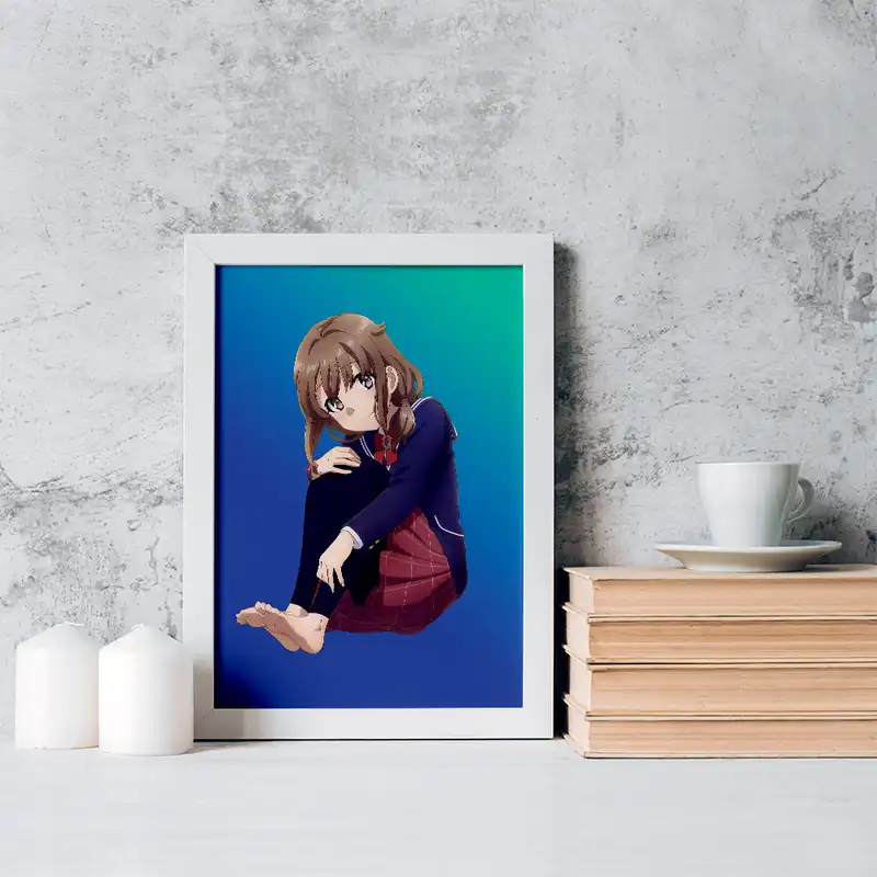 تابلو خندالو مدل کائده انیمه بانی گرل سنپای کد 16410