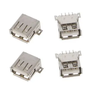  کانکتور USB A مادگی مدل SMD بسته 4 عددی