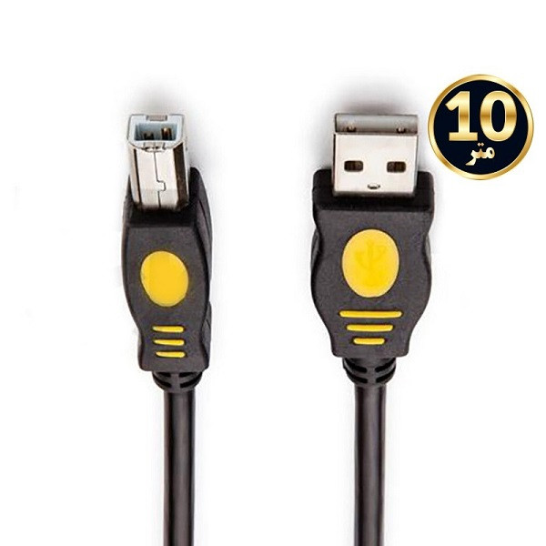 کابل پرینتر USB مدل BBK طول 10 متر