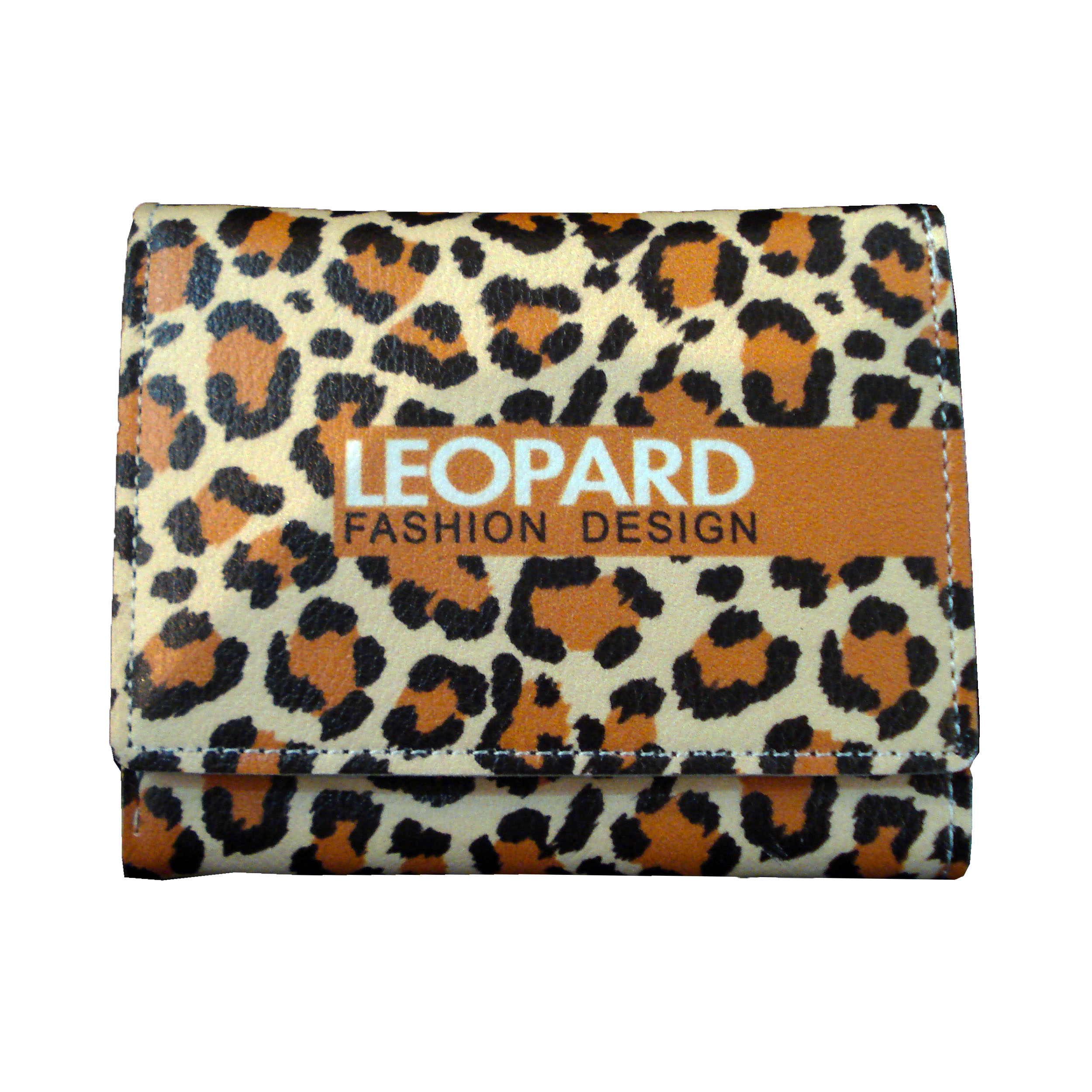 کیف پول دخترانه مدل leopard کد 1021