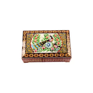 جعبه جواهرات خاتم کاری کد 02
